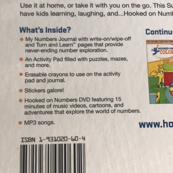 NIB Set/3 Colors, Shapes, & Numbers Activity Set - Picture 5 of 16